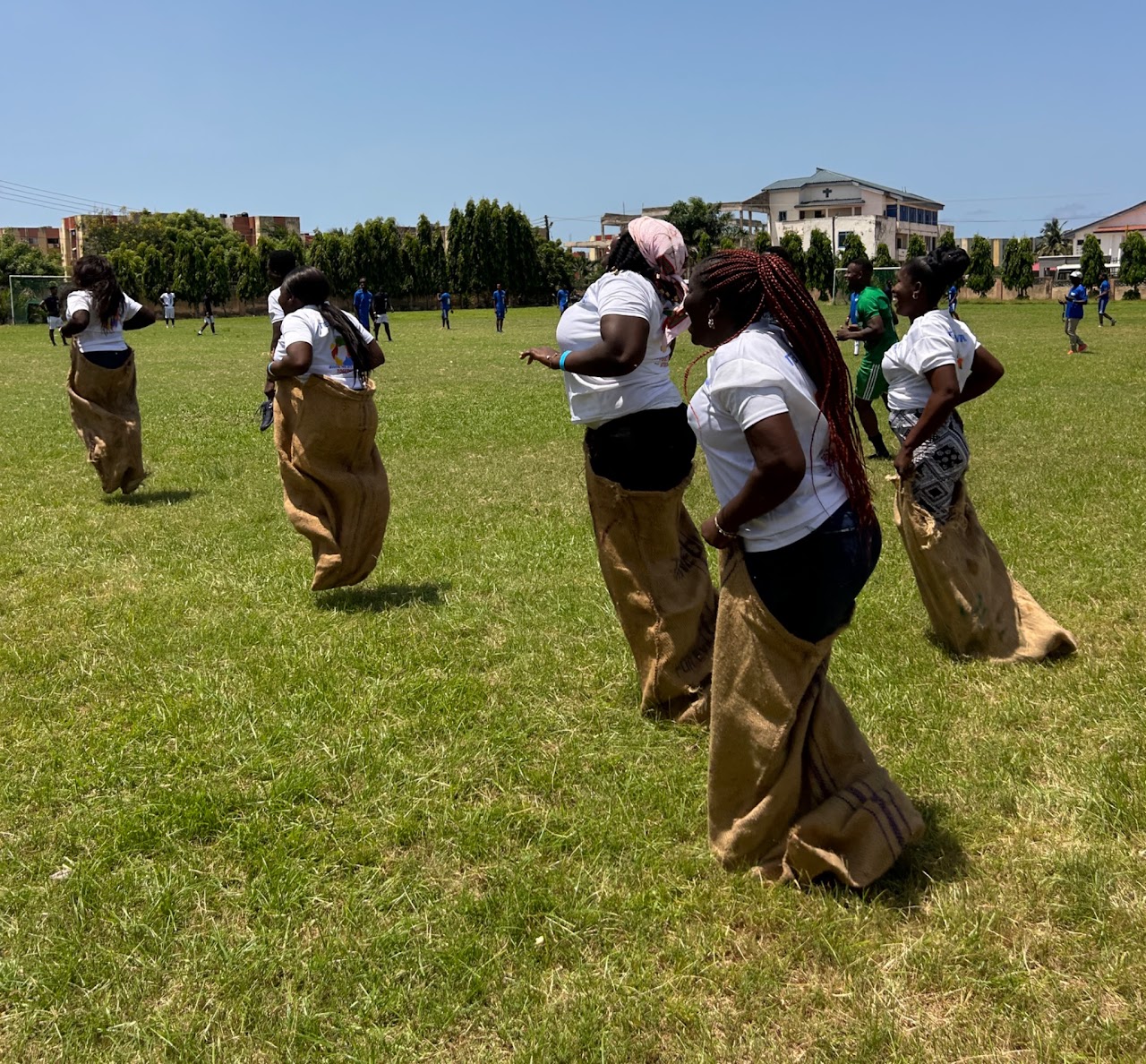 Sack race