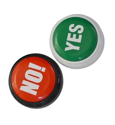 Yes or no buzzers